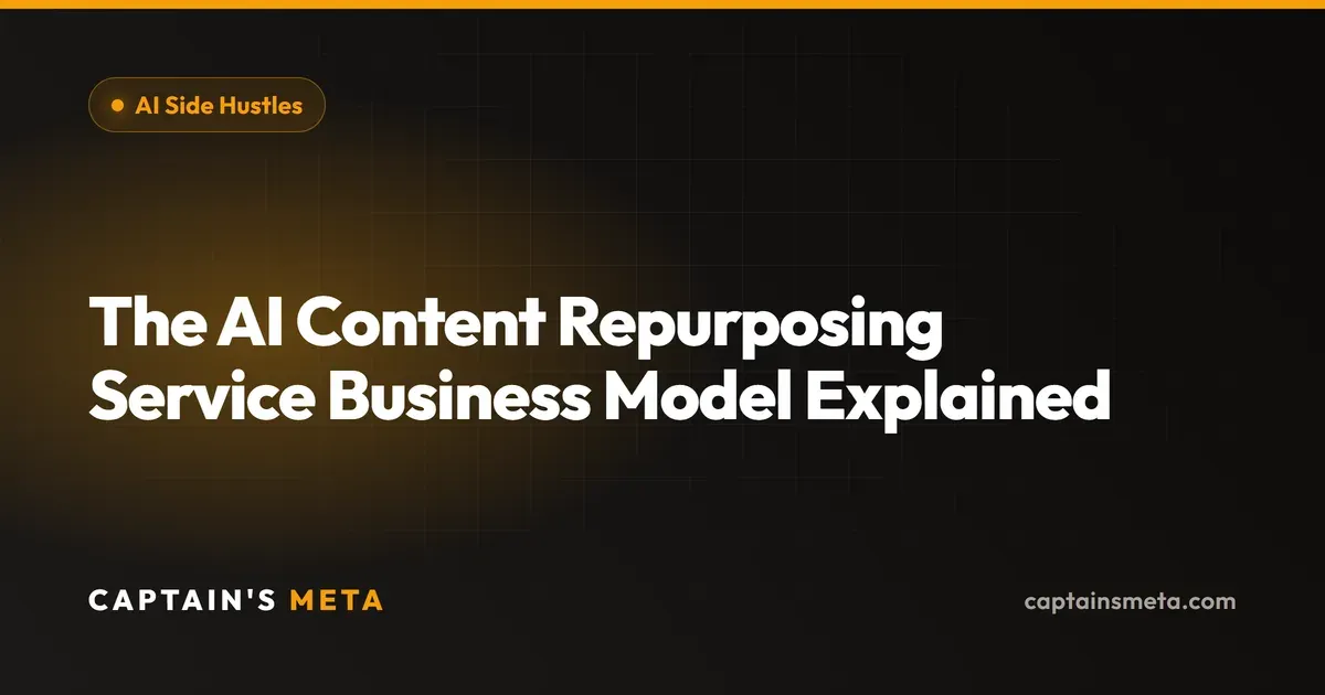 The AI Content Repurposing Service Business Model Explained