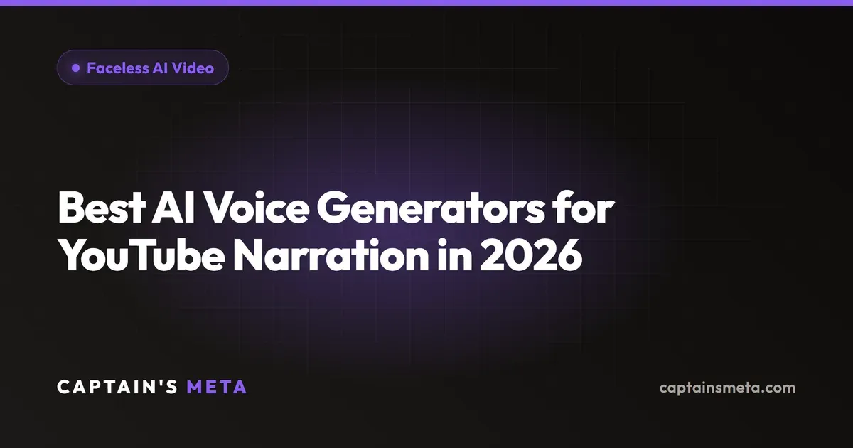Best AI Voice Generators for YouTube Narration in 2026